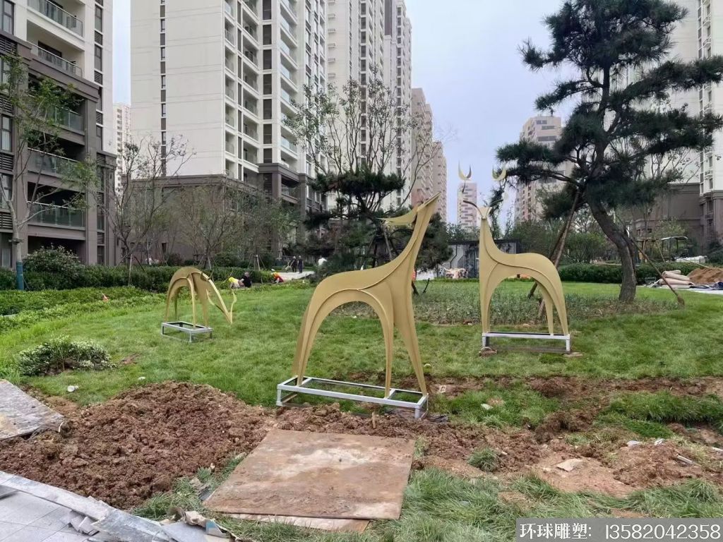 不銹鋼抽象鹿2