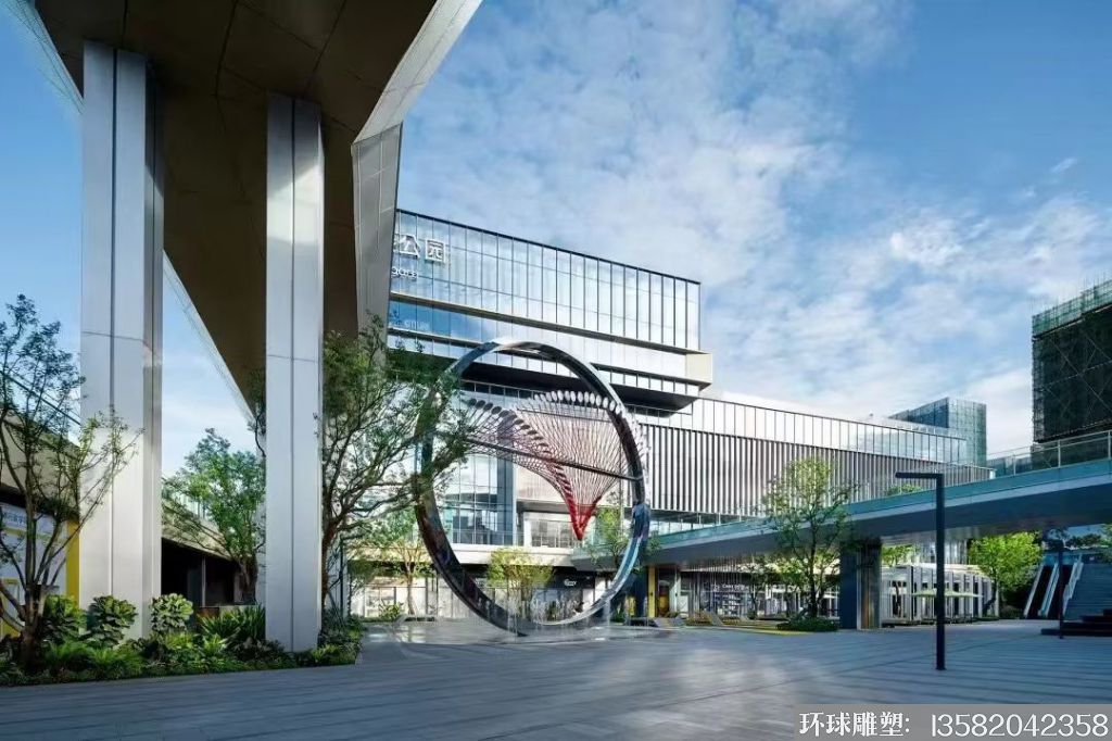 不銹鋼白鋼雕塑廠家定制1